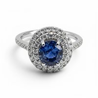 Anello Casciola Gioielli Donna ZAFFIRO in Oro Zaffiro blu 1.20 Ct ANZ1.20 - ANZ1.20